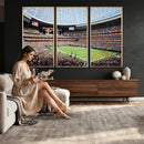 Chicago Bears Soldiers Field Wall Art Canvas Print – Framed