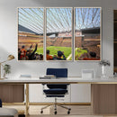Cleveland Browns Stadium Wall Art Canvas Print – Framed NFL