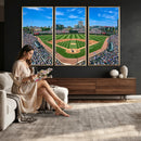 Wrigley Field Baseball Stadium Canvas Wall Art – Packed