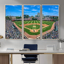 Wrigley Field Baseball Stadium Canvas Wall Art – Packed by MyGreatCanvas | Canvas Wall Art Prints | Photo Prints & Wall Decor