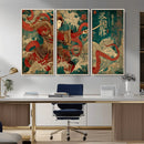 Tsukioka Yoshitoshi Samurai Wall Art – Japanese Katana by MyGreatCanvas | Canvas Wall Art Prints | Photo Prints & Wall Decor