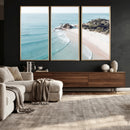 Aerial Beach Wall Art Canvas Print, Coastal Ocean Waves and by MyGreatCanvas | Canvas Wall Art Prints | Photo Prints & Wall Decor