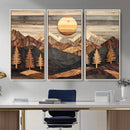 Wood Mountain Wall Art Canvas Print – Layered Forest and by MyGreatCanvas | Canvas Wall Art Prints | Photo Prints & Wall Decor
