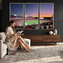 Dooley Stadium Wall Art, Sports Arena Canvas Print, Dooley