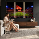 Jordan-Hare Football Stadium Wall Art Canvas Print, Football