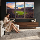 Jordan-Hare Stadium Wall Art Canvas Print, Football Stadium