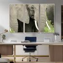 Wild Elephant Wall Art Canvas Print by MyGreatCanvas | Canvas Wall Art Prints | Photo Prints & Wall Decor