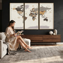 World Map Wall Art Print