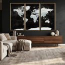 World Map Canvas Print – Framed Push Pin Wall Art, Color by MyGreatCanvas | Canvas Wall Art Prints | Photo Prints & Wall Decor