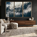 Foggy Mountain Forest Canvas Print, Misty Pine Trees Nature by MyGreatCanvas | Canvas Wall Art Prints | Photo Prints & Wall Decor