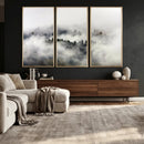 Foggy Forest Wall Art Canvas Print, Misty Pine Tree by MyGreatCanvas | Canvas Wall Art Prints | Photo Prints & Wall Decor