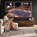 Boise State Stadium Large Wall Art Canvas Print for Living