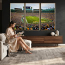 Green Bay Packers Stadium Wall Art Canvas Print, Lambeau