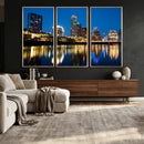 Austin Skyline Wall Art Canvas Print, Austin Downtown Night by MyGreatCanvas | Canvas Wall Art Prints | Photo Prints & Wall Decor