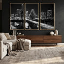Austin Skyline Wall Art Canvas Print, Austin Downtown Night by MyGreatCanvas | Canvas Wall Art Prints | Photo Prints & Wall Decor