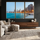 Chicago Wall Art Canvas Print, Chicago City Downtown Night by MyGreatCanvas | Canvas Wall Art Prints | Photo Prints & Wall Decor
