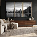 Chicago Wall Art Canvas Print, Chicago City Downtown Night by MyGreatCanvas | Canvas Wall Art Prints | Photo Prints & Wall Decor