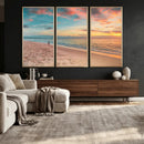 Beach Walk Wall Art Canvas Print – Soft Coastal Photography by MyGreatCanvas | Canvas Wall Art Prints | Photo Prints & Wall Decor
