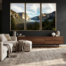Yosemite Valley Mountain Wall Art Canvas Print, Granite by MyGreatCanvas | Canvas Wall Art Prints | Photo Prints & Wall Decor