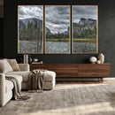 Yosemite Valley River Wall Art Canvas Print, Granite Cliffs by MyGreatCanvas | Canvas Wall Art Prints | Photo Prints & Wall Decor