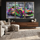 Graffiti Sports Car Street Art Wall Art Canvas Print, by MyGreatCanvas | Canvas Wall Art Prints | Photo Prints & Wall Decor