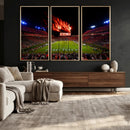 Auburn Stadium Wall Art Canvas Print, College Football Night by MyGreatCanvas | Canvas Wall Art Prints | Photo Prints & Wall Decor