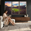 Auburn Stadium Sunset Wall Art Canvas Print, Jordan Hare by MyGreatCanvas | Canvas Wall Art Prints | Photo Prints & Wall Decor