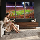 Clemson Football Stadium Wall Art Canvas Print, College