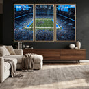 Detroit Lions Stadium Wall Art Canvas Print, Football Field by MyGreatCanvas | Canvas Wall Art Prints | Photo Prints & Wall Decor