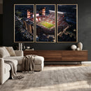 Oklahoma Memorial Stadium - Gaylord Memorial Stadium Wall by MyGreatCanvas | Canvas Wall Art Prints | Photo Prints & Wall Decor