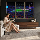Ole Miss Rebels Vaught Hemingway Stadium Wall Art Canvas