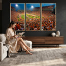 Clemson Tigers Memorial Stadium Wall Art Canvas Print