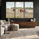 Texas Longhorn Cattle Wall Art Canvas Print, Rustic Ranch by MyGreatCanvas | Canvas Wall Art Prints | Photo Prints & Wall Decor