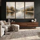 Abstract Landscape Wall Art Canvas Print, Modern Lake by MyGreatCanvas | Canvas Wall Art Prints | Photo Prints & Wall Decor