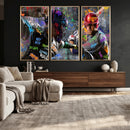 Graffiti Baseball Player Street Art Wall Art Canvas Print by MyGreatCanvas | Canvas Wall Art Prints | Photo Prints & Wall Decor
