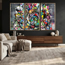Abstract Graffiti Collage Street Art Wall Art Canvas Print by MyGreatCanvas | Canvas Wall Art Prints | Photo Prints & Wall Decor