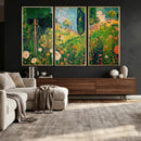 Gustav Klimt Boho Mountain Landscape Large Wall Art, by MyGreatCanvas | Canvas Wall Art Prints | Photo Prints & Wall Decor