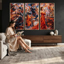 Jazz Band Canvas Wall Art — Jazz Club Singer Saxophone Print by MyGreatCanvas | Canvas Wall Art Prints | Photo Prints & Wall Decor