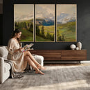 Konrad Petrides View from Mount Helm Canvas — Austrian by MyGreatCanvas | Canvas Wall Art Prints | Photo Prints & Wall Decor