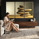 Zen Stone Wall Art Canvas Print, Balanced Rock Stack Framed by MyGreatCanvas | Canvas Wall Art Prints | Photo Prints & Wall Decor