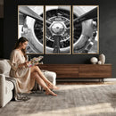 Vintage Propeller Plane Wall Art Canvas Print, Black and by MyGreatCanvas | Canvas Wall Art Prints | Photo Prints & Wall Decor