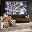 Playing Cards Canvas Wall Art | Casino Game Room Decor, by MyGreatCanvas | Canvas Wall Art Prints | Photo Prints & Wall Decor