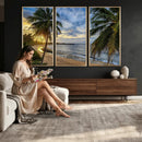 Puerto Rico Beach Paradise Wall Art – Tropical Coastal Print by MyGreatCanvas | Canvas Wall Art Prints | Photo Prints & Wall Decor