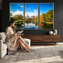 Charlotte Skyline Canvas Wall Art Print – North Carolina Cityscape Photography Print by MyGreatCanvas | Canvas Wall Art Prints | Photo Prints & Wall Decor