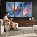 Colorful Abstract Canvas Wall Art Print, Vibrant Popup Color Art Print
