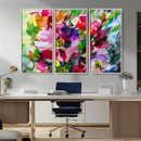 Oil Flower Abstract Canvas Print by MyGreatCanvas | Canvas Wall Art Prints | Photo Prints & Wall Decor