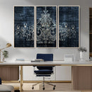 Dark Chandelier Wall Art Canvas Print by MyGreatCanvas | Canvas Wall Art Prints | Photo Prints & Wall Decor