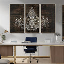 Rustic Chandelier Canvas Print by MyGreatCanvas | Canvas Wall Art Prints | Photo Prints & Wall Decor