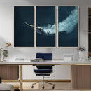 Swimmer Wall Art Canvas Print