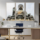 Buddha Statue Wall Art Canvas Print